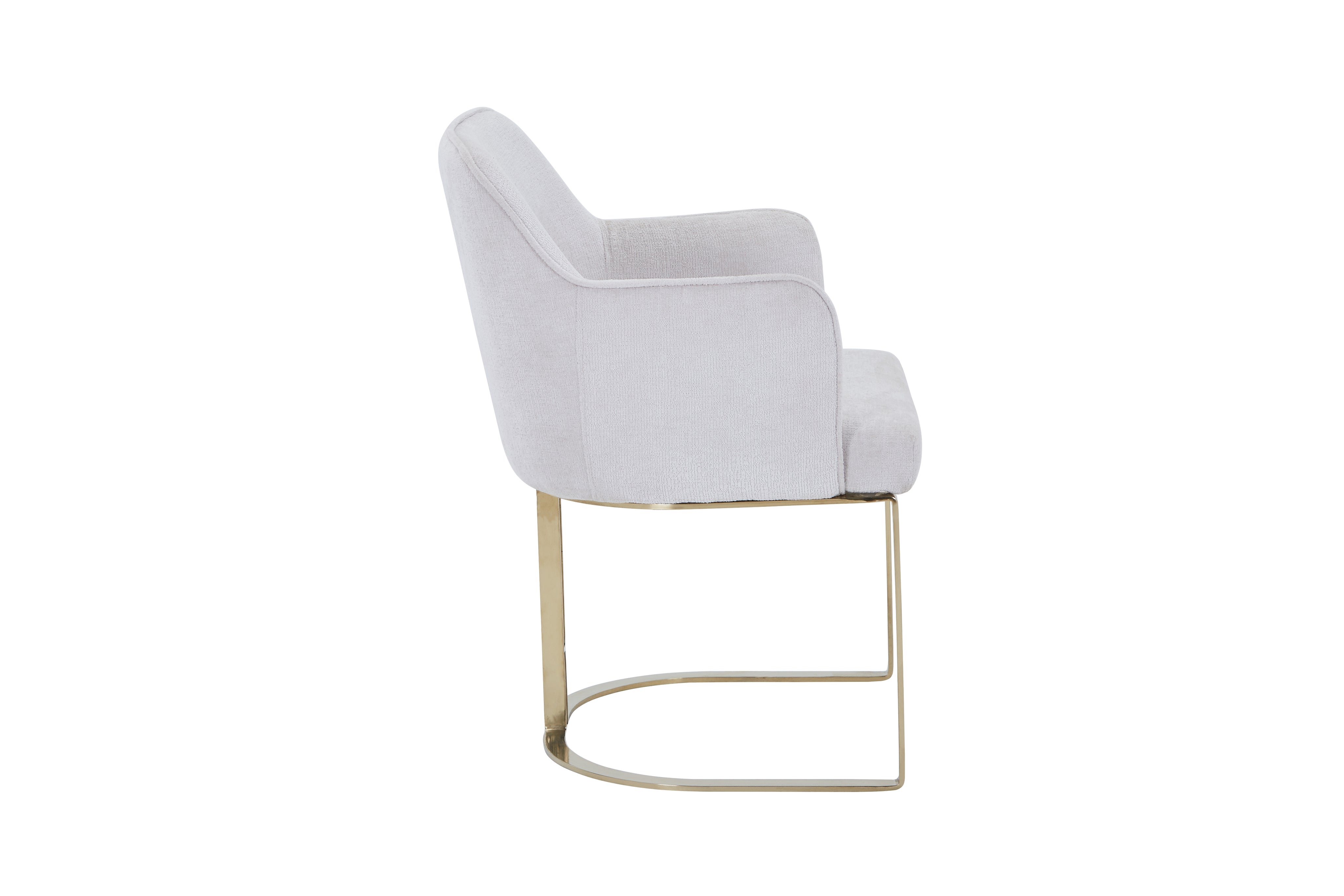 Gold Chromed Dining Chair HTC814 | Fondhouse