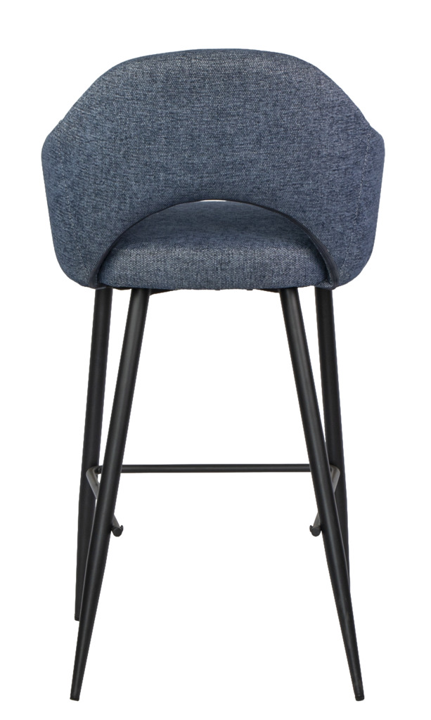 Bar Stool Fabric with Metal Metal Black Powder Coating Legs HTB0047 | HOMETREE