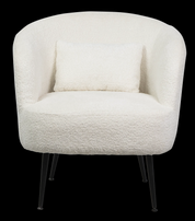 Lounge Chair Fabric with Metal Black Powder Coating Lges HTC0694 | HOMETREE