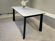 Dining Table Rectangular Glass S2498 | FONDHOUSE