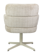 Lounge Chair Fabric with Metal White Powder Coating Legs with Swivel System HTC0703 | HOMETREE