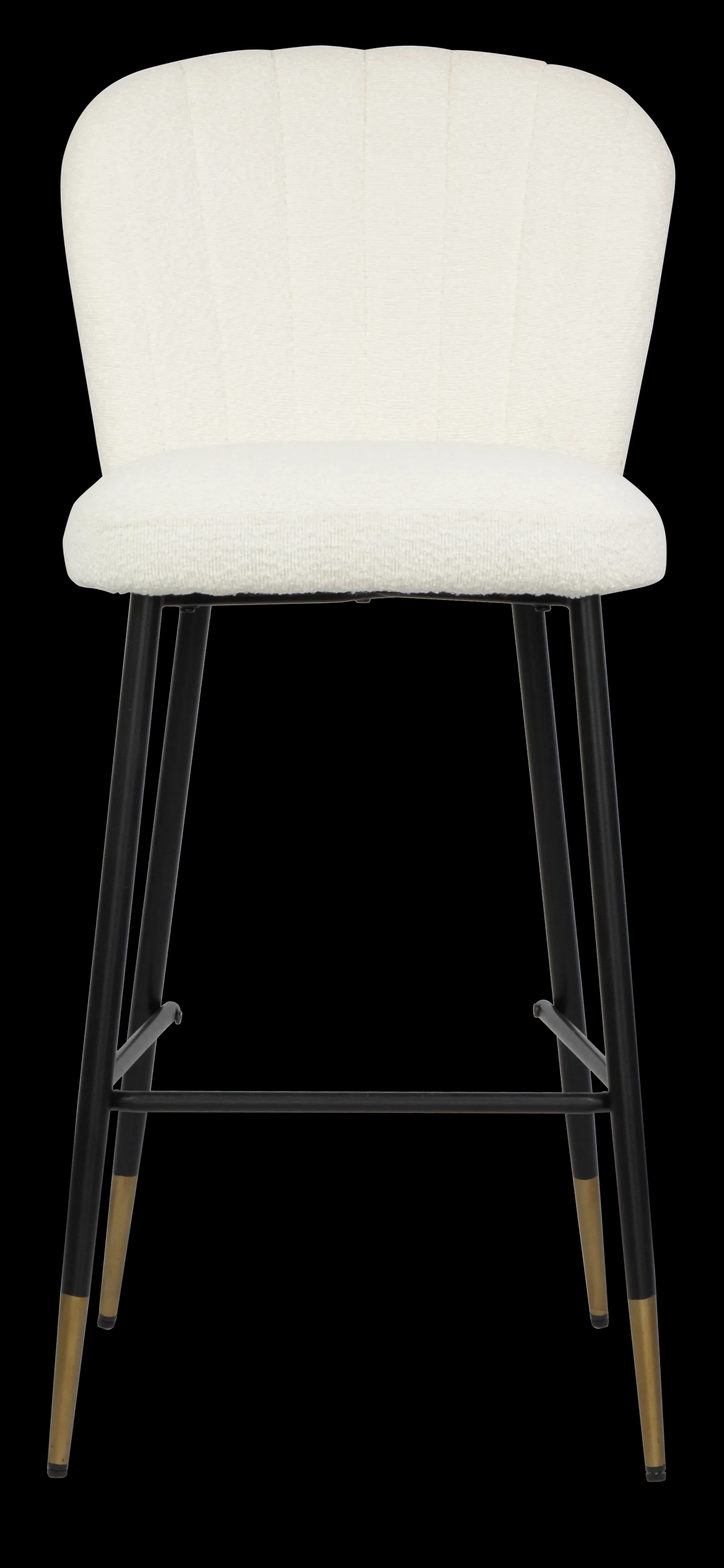 Bar Stool Fabric with Metal Black Powder Coating Legs HTB0046 | HOMETREE