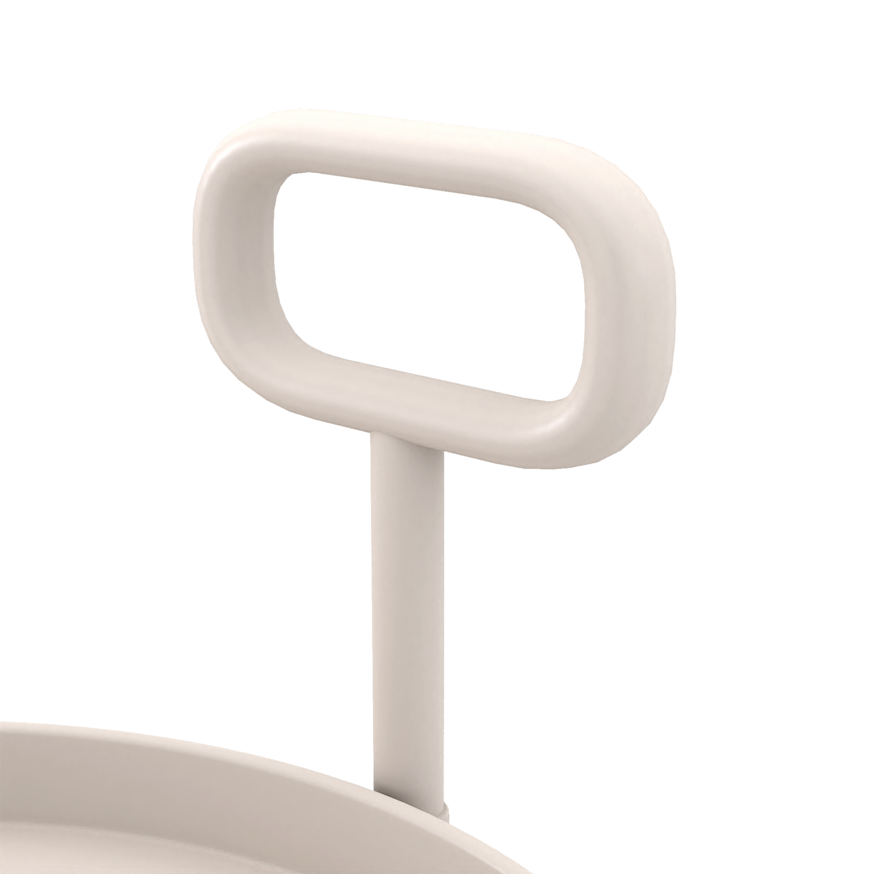 Table de Chevet Mobile avec 2 Plateaux, Table d'appoint Ronde roulettes et Poignées pour Déplacement Facile, Beige  AWS228FR | LEUKHOUSE