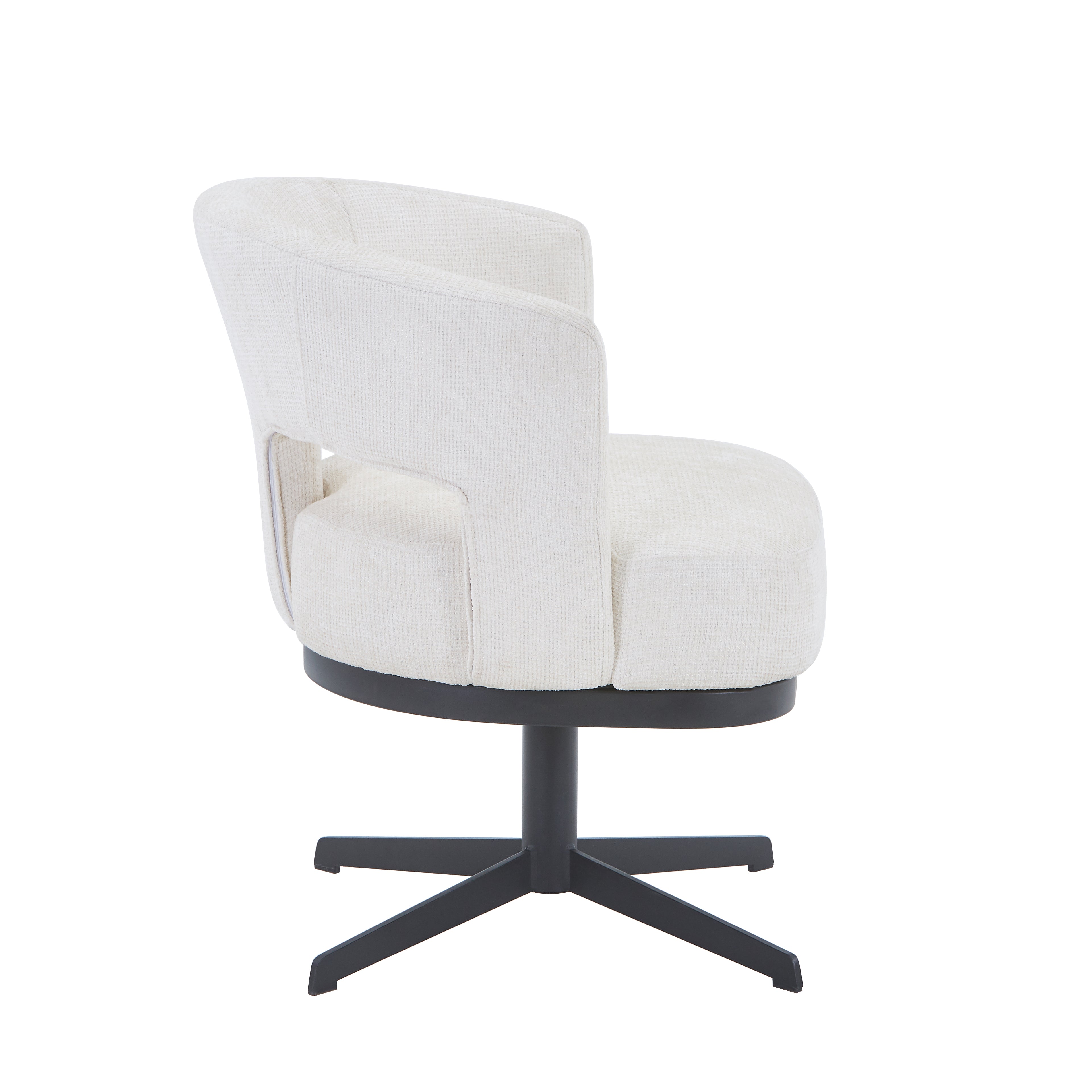 Swivel Chair Spring Cushion Chair HTC818 | LEUKHOME