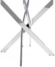 Glass Dining Table Set for 4, 47 Inches Kitchen Table Set,5 Piece Rectangular Table and PU Leather Chairs for Dining Room CA | LEUKHOUSE