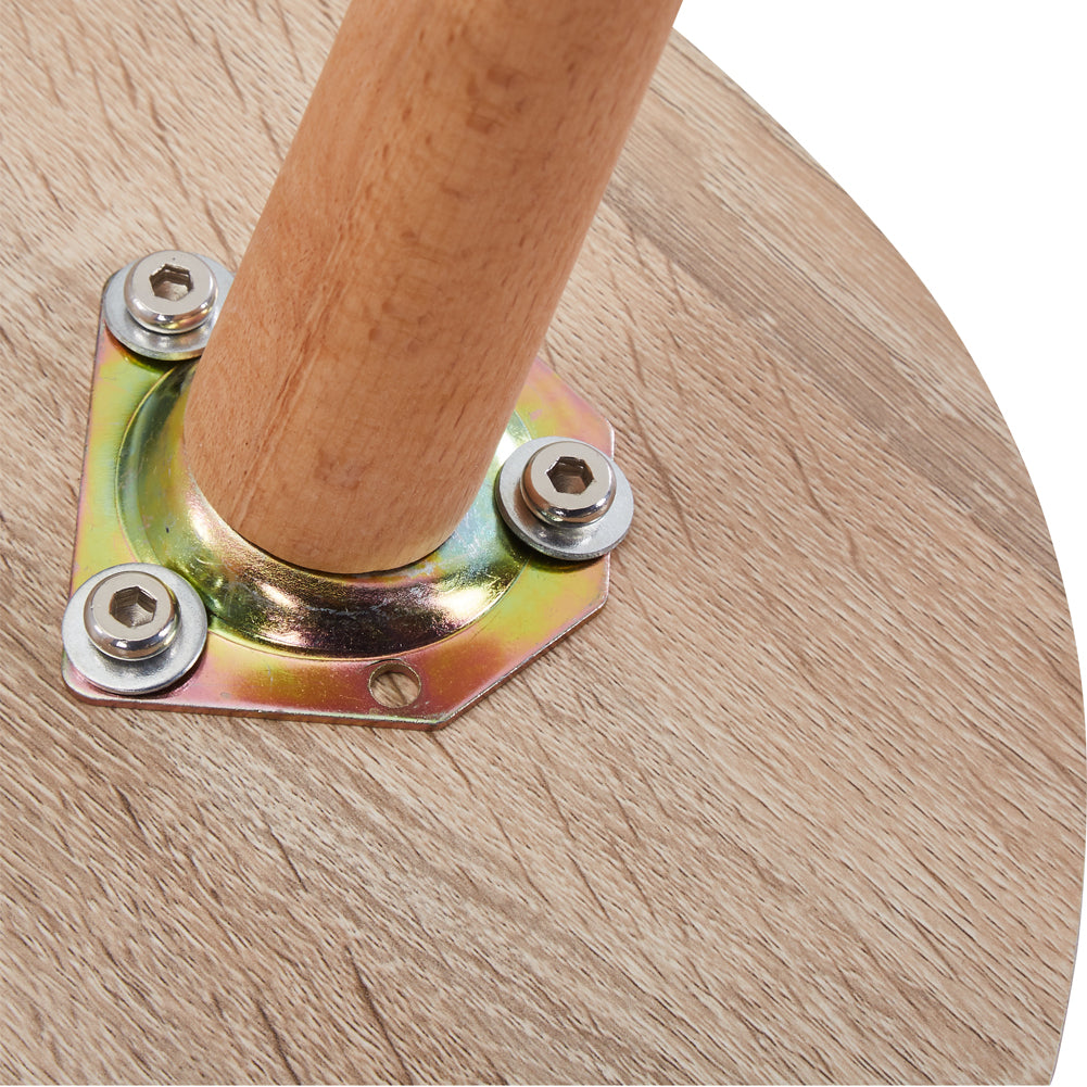 Table Gigognes Lot de 2 Tables Basses Moderne Bois pour Salon, Brun Clair AWS0732FR | LEUKHOUSE