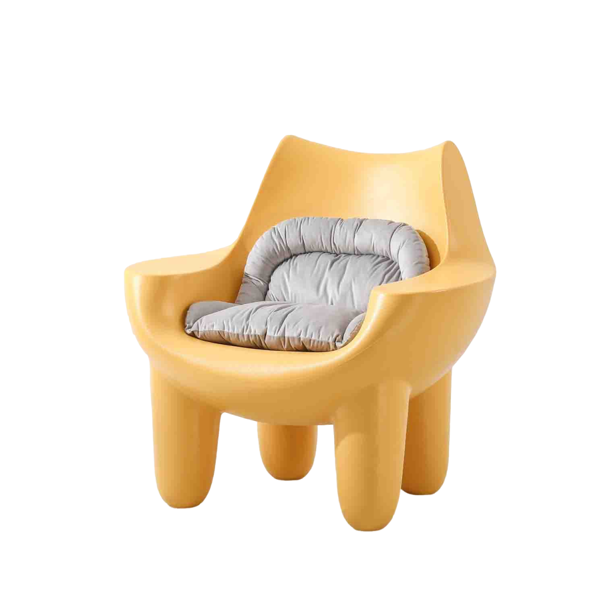 Plastic Chair Lounge PE with Cushion LKDG003CPCBD | LEUKHOME