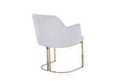 Gold Chromed Dining Chair HTC814 | Fondhouse