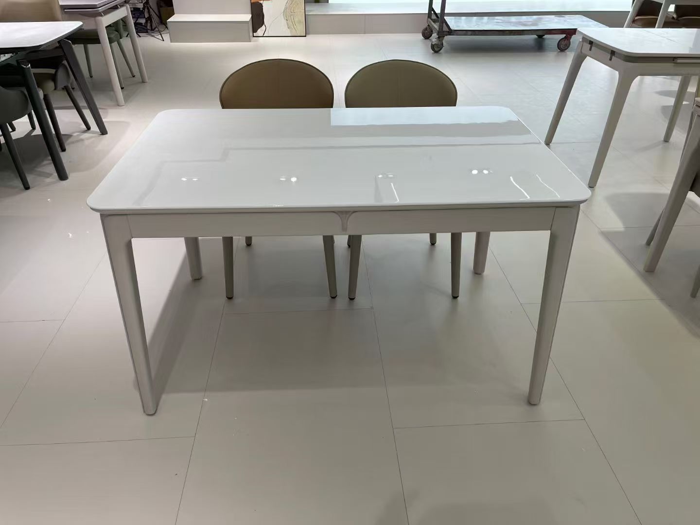 Dining Table Rectangular Glass S2479 | FONDHOUSE