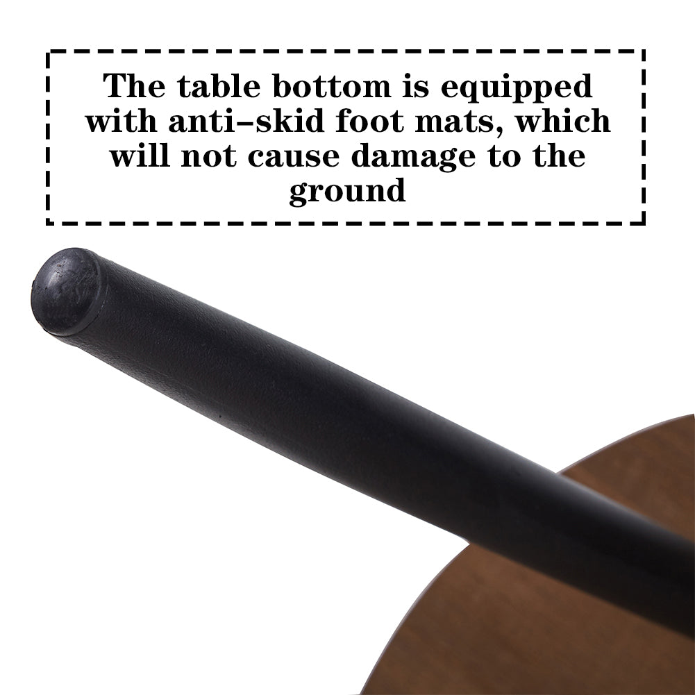 Table Gigognes Scandinave Lot de 2 Tables Basse pour Salon, Marron 2 Pièces AWS0731FR | LEUKHOUSE