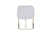 Gold Chromed Dining Chair HTC814 | Fondhouse