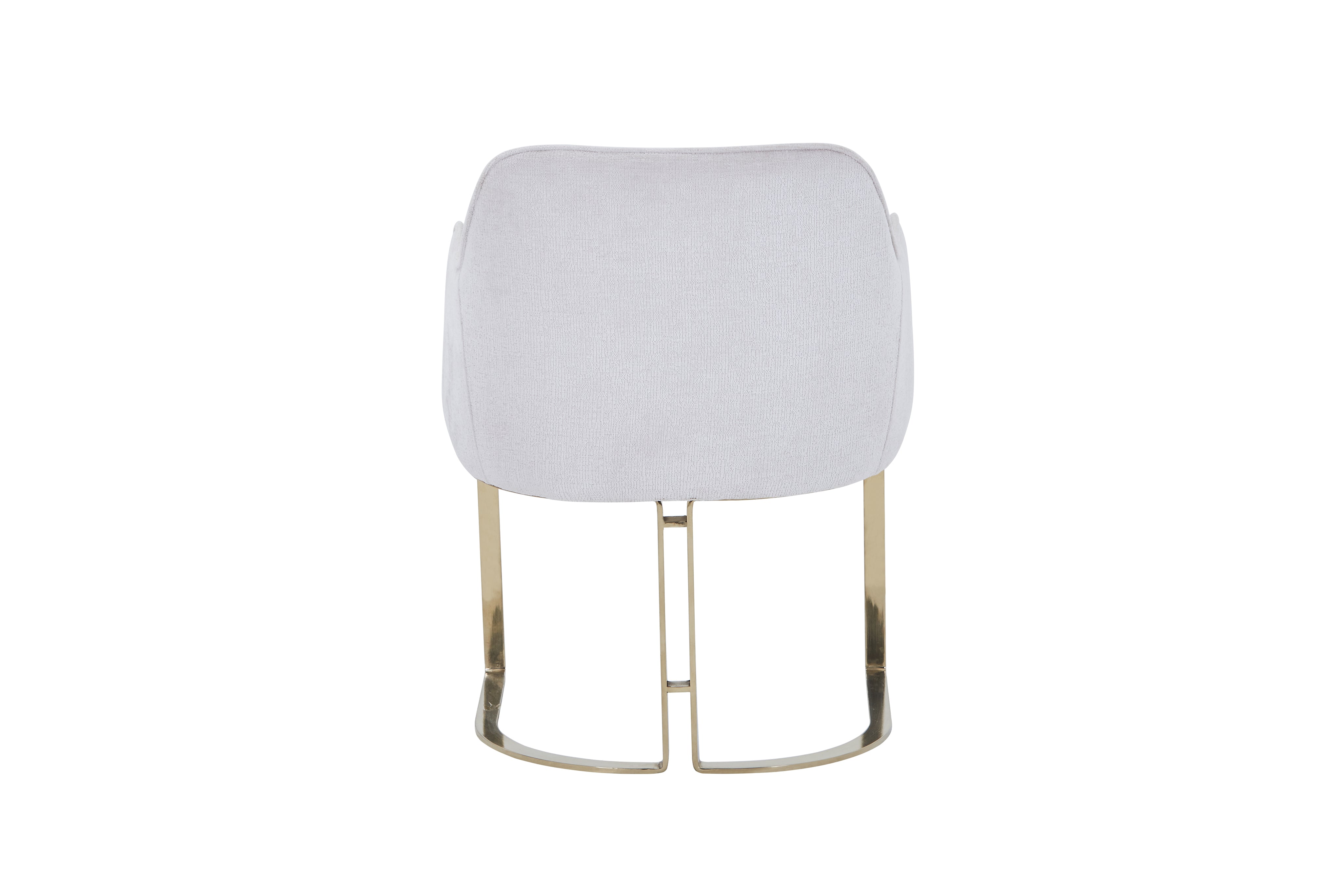 Gold Chromed Dining Chair HTC814 | Fondhouse