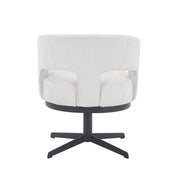 Swivel Chair Spring Cushion Chair HTC818 | LEUKHOME