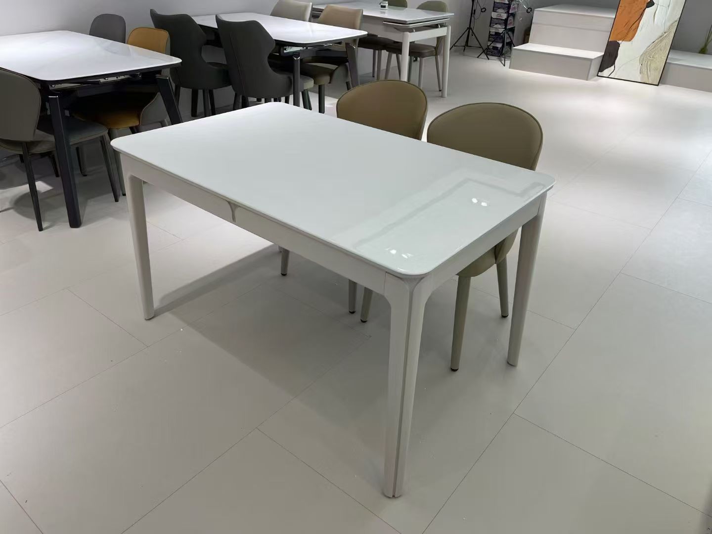 Dining Table Rectangular Glass S2479 | FONDHOUSE