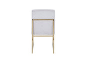 Gold Chromed Dining Chair HTC813 （2 Chairs）| Fondhouse