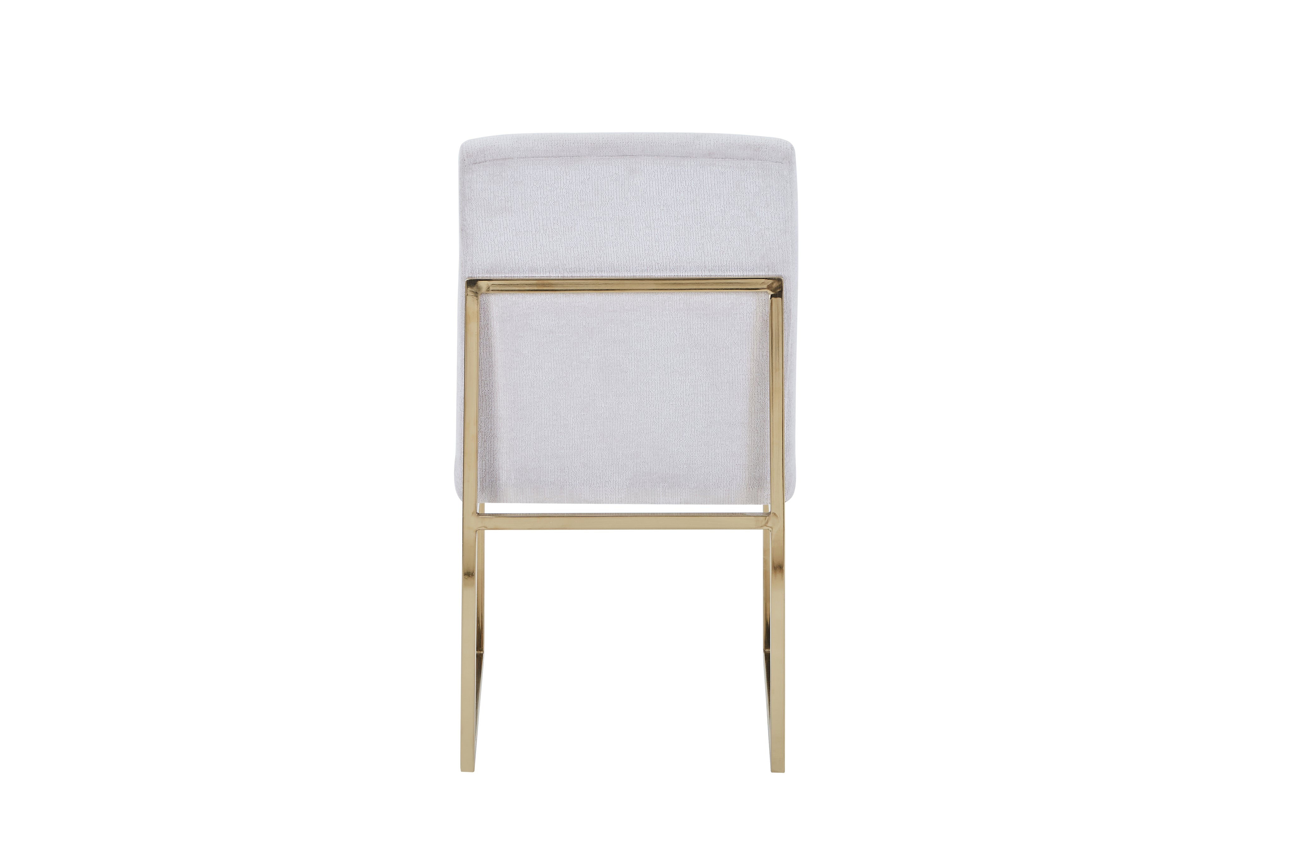 Gold Chromed Dining Chair HTC813 （2 Chairs）| Fondhouse