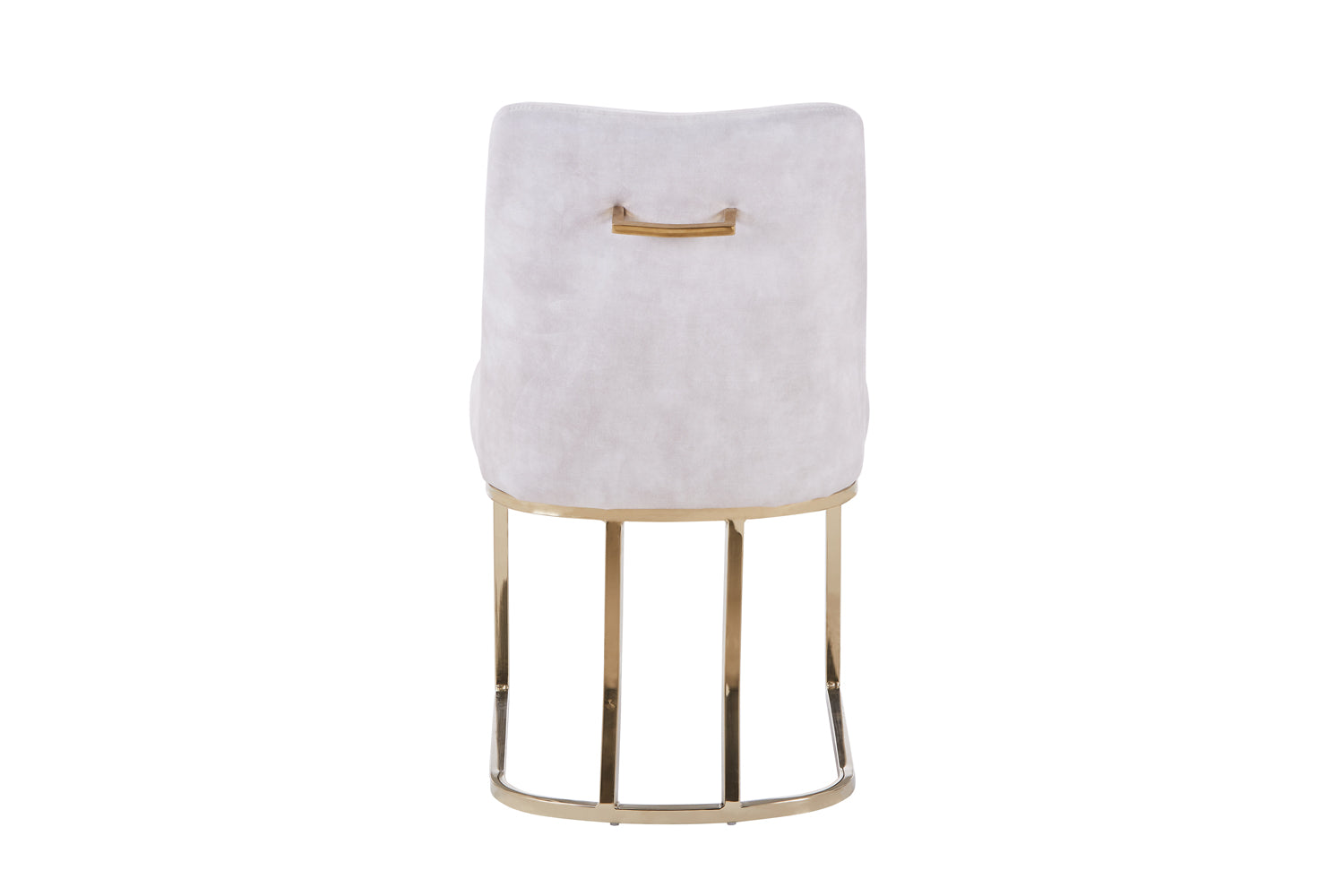 Gold Chromed Dining Chair HT08（2 Chairs） | Fondhouse