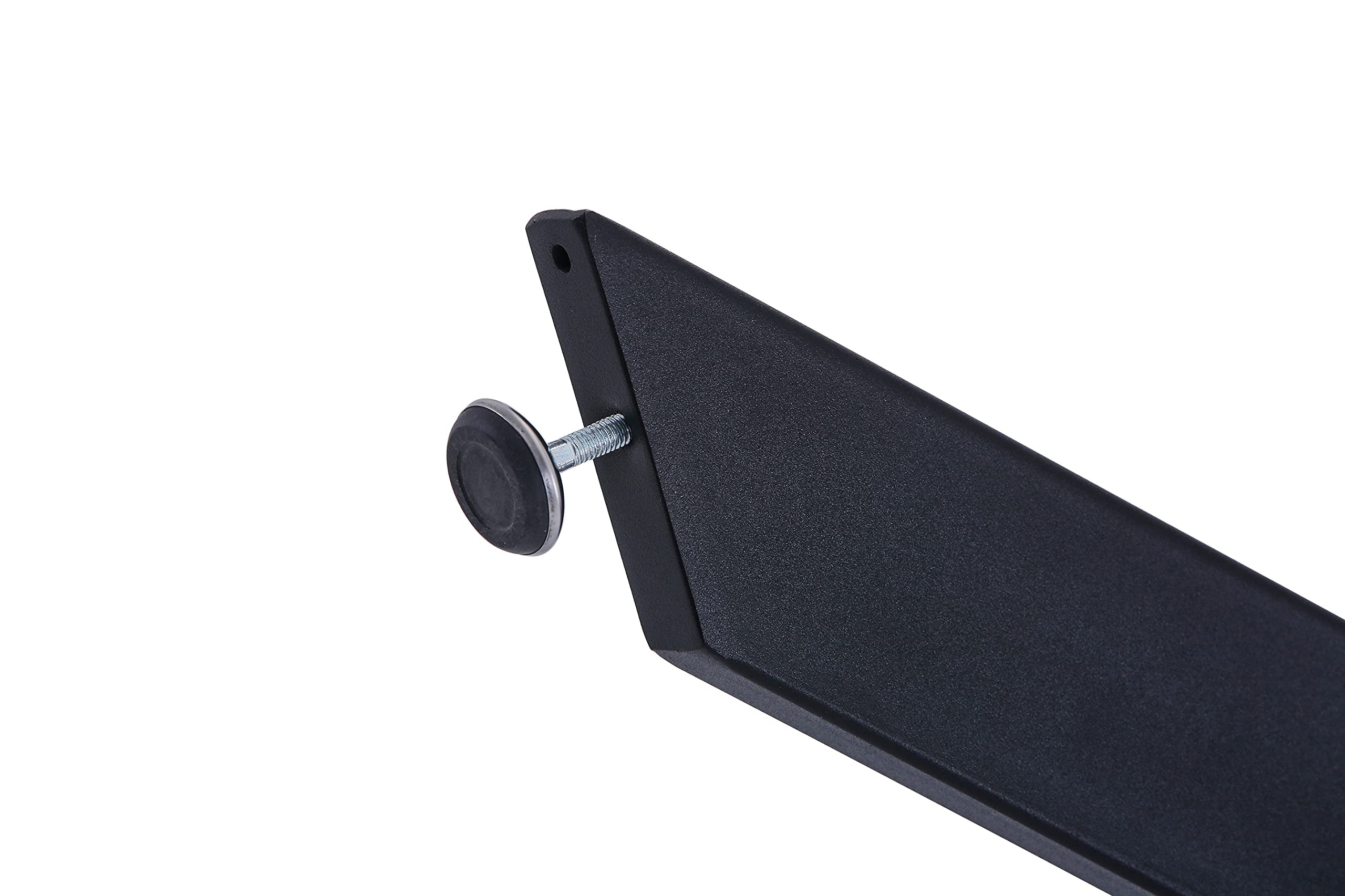 Glass Dining Table, 35.5 inches Round Modern Kitchen Table Home Furniture with Black Metal Legs for Dining Room&Living Room CA | LEUKHOUSE