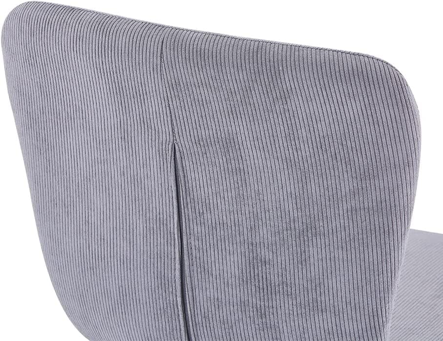 Round Tempered Glass Dining Table Set for 4 with 4 Velvet Chairs (Black Table with Grey Chairs) US | LEUKHOUSE