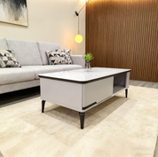 Coffee Table Artificial Stone Baking Paint LKL059CTJKN | LEUKHOME