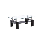 Coffee Table Rectangle Glass LKL020CTAWS | FONDHOUSE