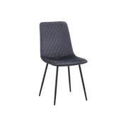 Dining Chair Velvet (4 Chairs) LKD125DCAWS | FONDHOUSE