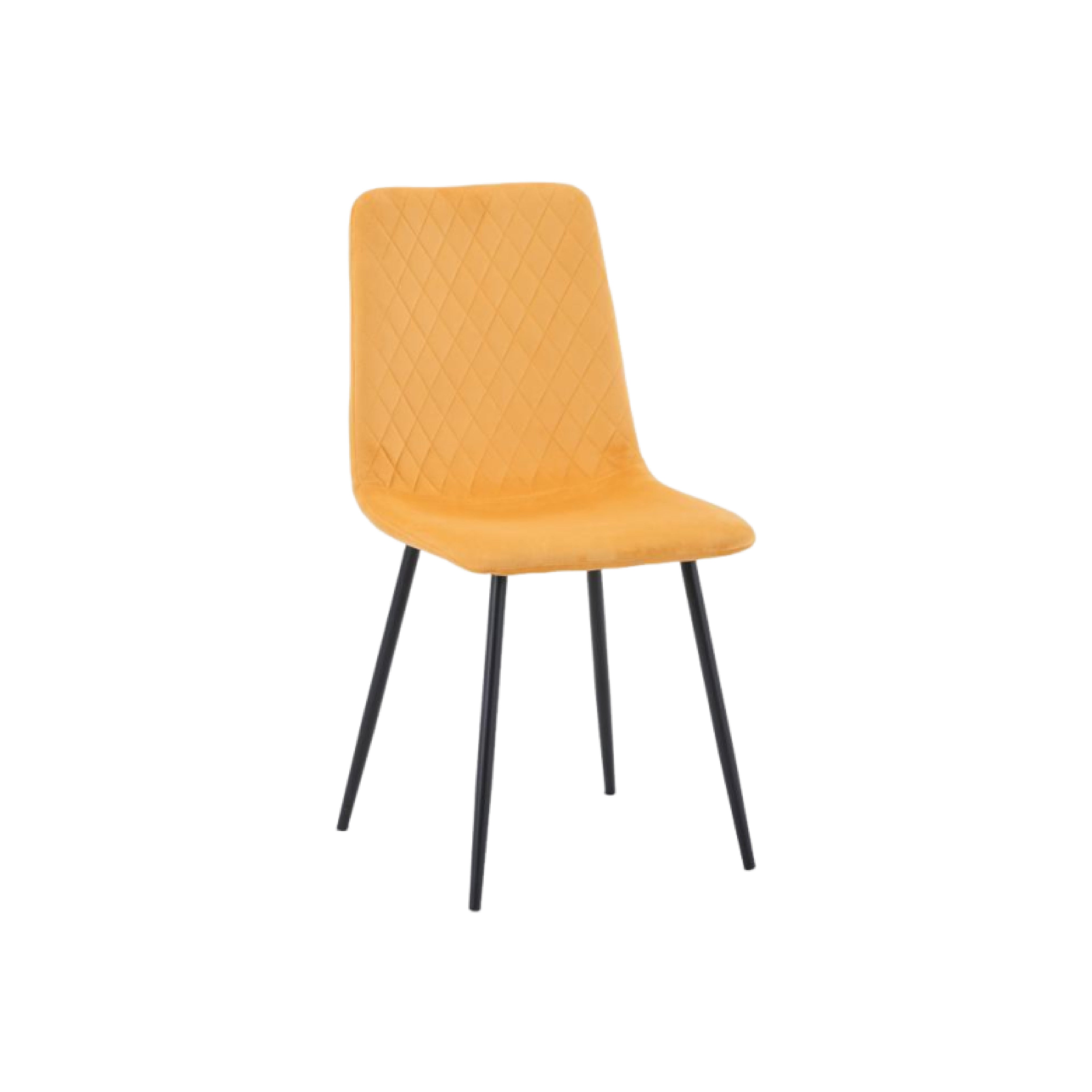 Dining Chair Velvet (4 Chairs) LKD125DCAWS | FONDHOUSE