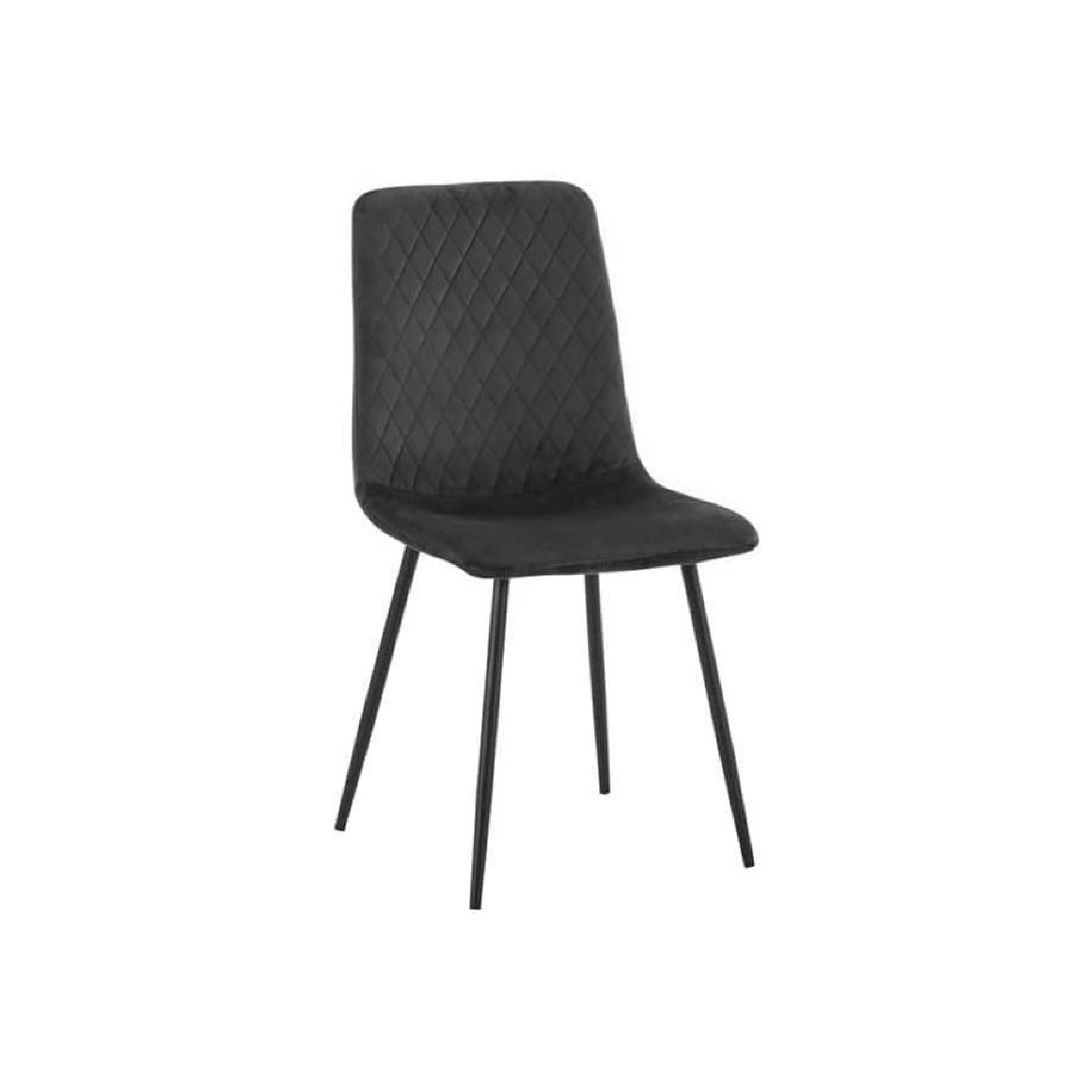 Dining Chair Velvet (4 Chairs) LKD125DCAWS | FONDHOUSE