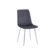 Dining Chair Velvet (4 Chairs) LKD125DCAWS | FONDHOUSE