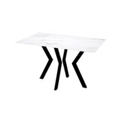Dining Table Rectangular Glass LKD193DTAWS | FONDHOUSE