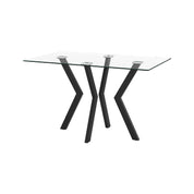 Dining Table Rectangular Glass LKD193DTAWS | FONDHOUSE
