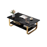 Coffee Table Marble Color Rectangular Wooden LKL229CTAWS | FONDHOUSE