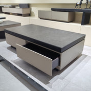 Coffee Table Sintered Stone Baking Paint Wood Veneer‌ LKL050CTAYG | LEUKHOME