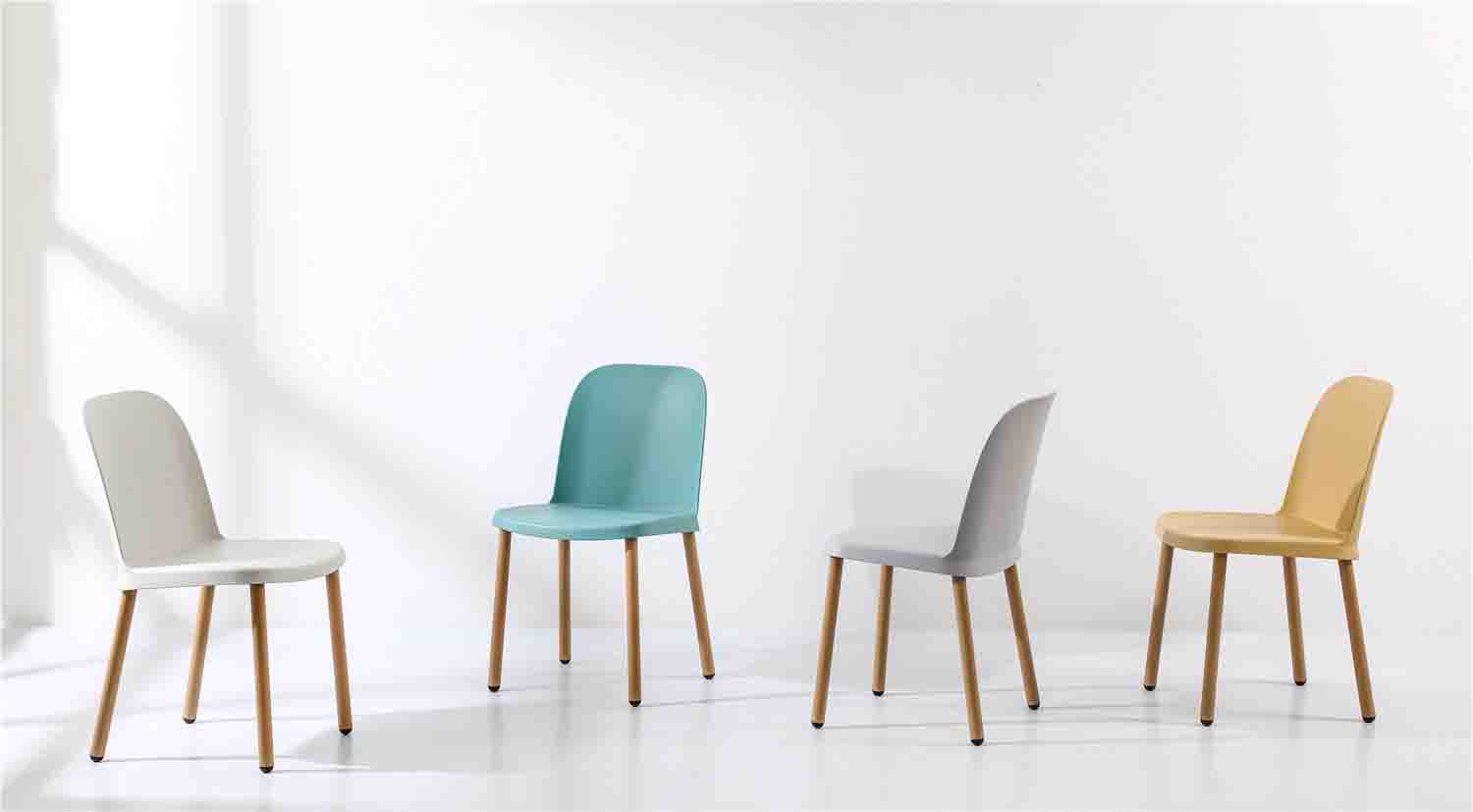 Plastic Chair PP (2 Chairs) LKDD006PCBD | LEUKHOME