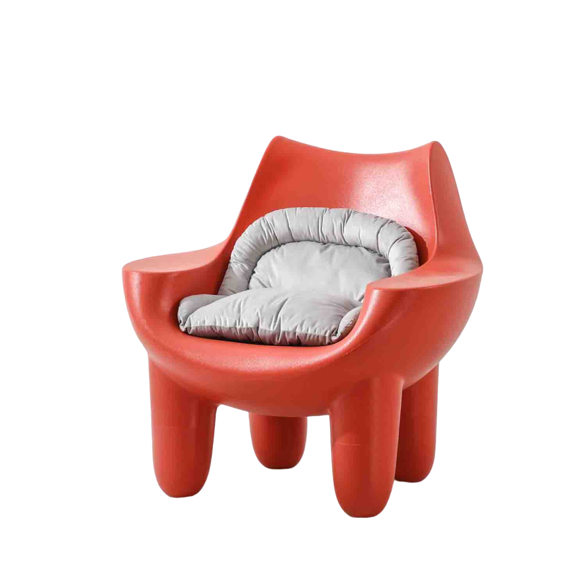 Plastic Chair Lounge PE with Cushion LKDG003CPCBD | LEUKHOME