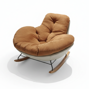 Armchair Orange LKX012ACSY | LEUKHOME
