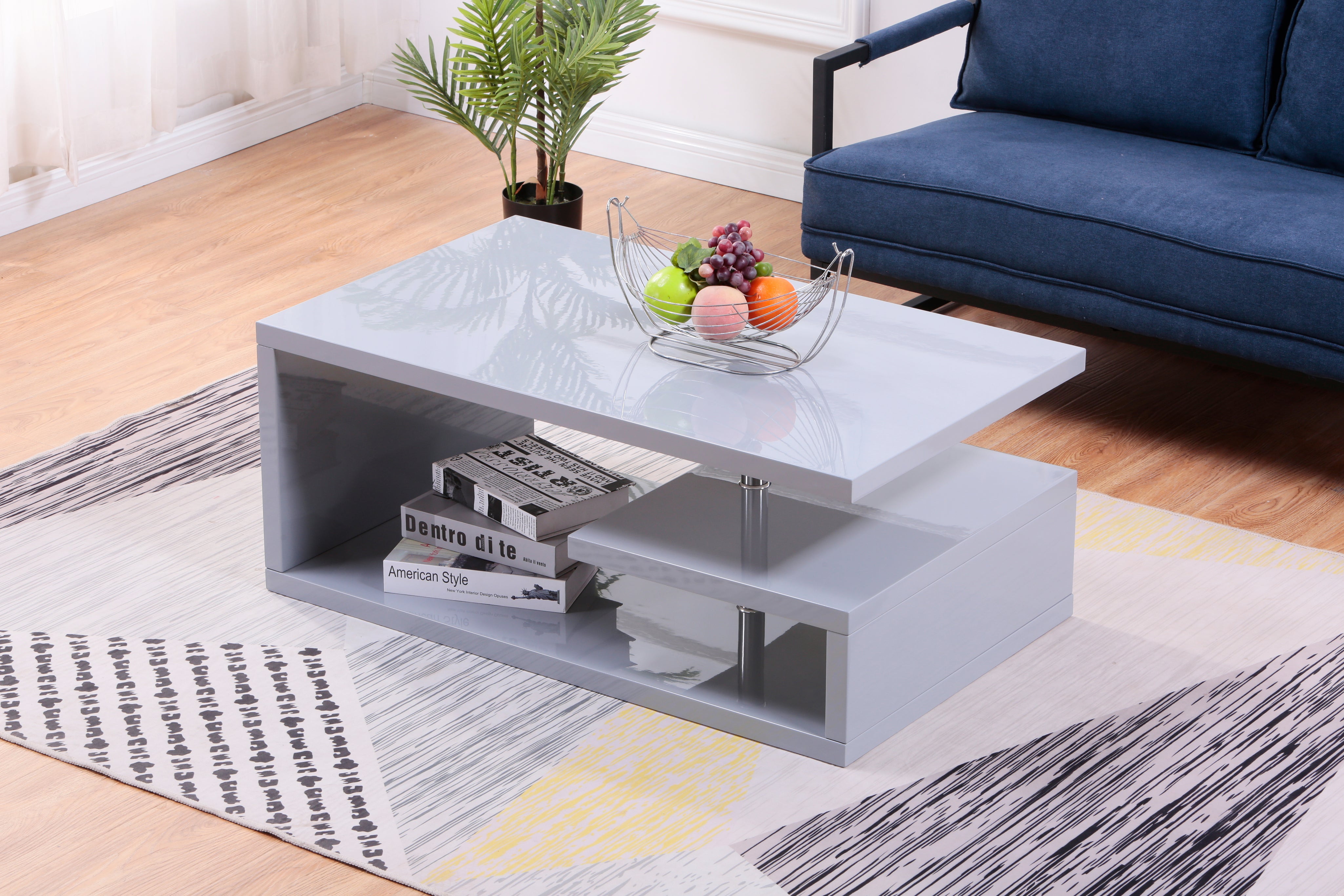 Coffee Table Grey Rectangle LKL016CTAWS | FONDHOUSE