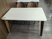 Dining Table Sintered Stone Solid Wood LKD019DTYS | LEUKHOME