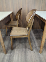Dining Chair Solid Wood (2 Chairs) LKD020DCYS | LEUKHOME