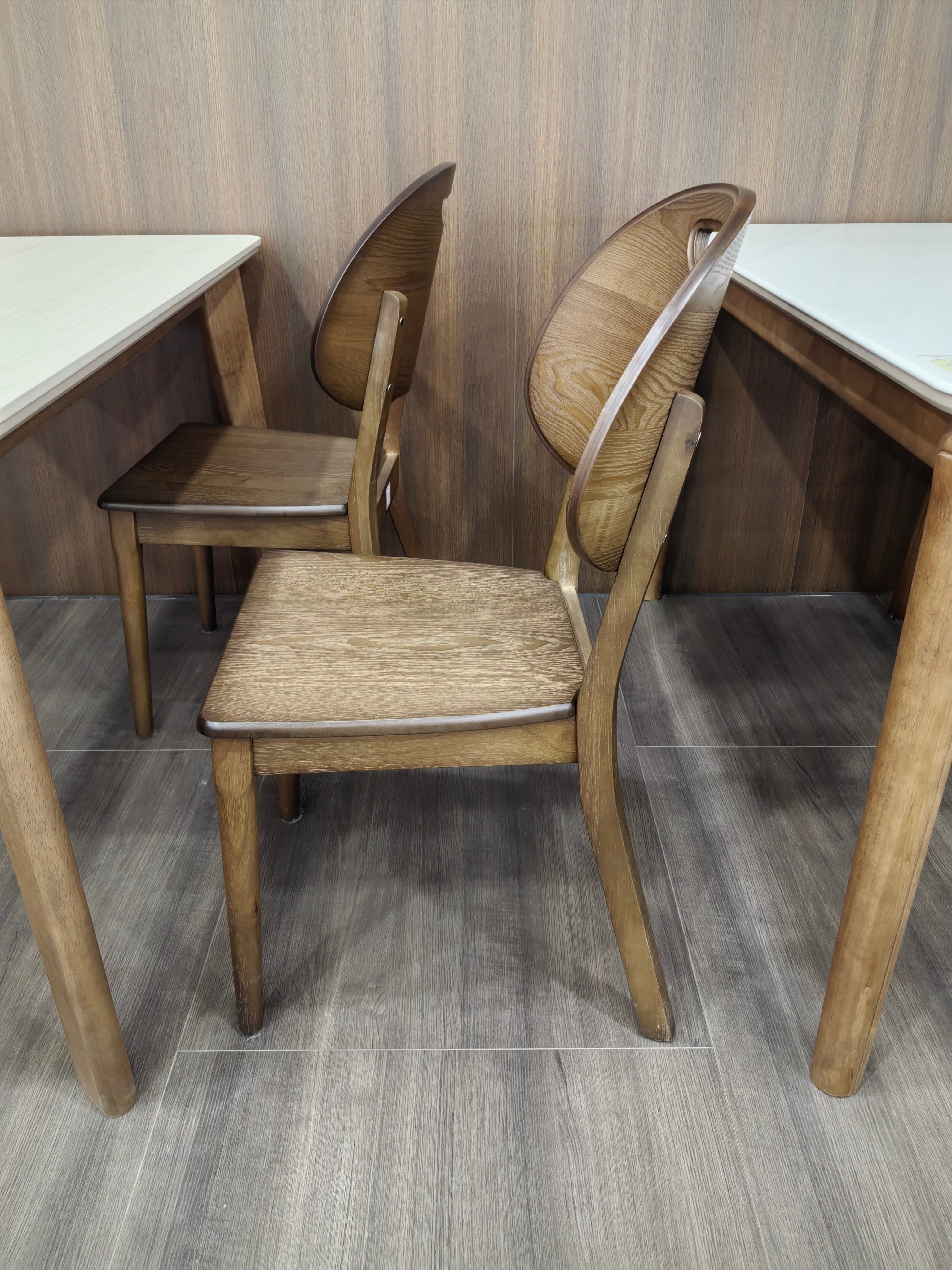 Dining Chair Solid Wood (2 Chairs) LKD020DCYS | LEUKHOME