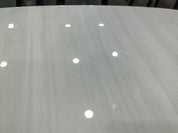 Dining Table Artificial Stone Solid Wood LKD023DTYS | LEUKHOME