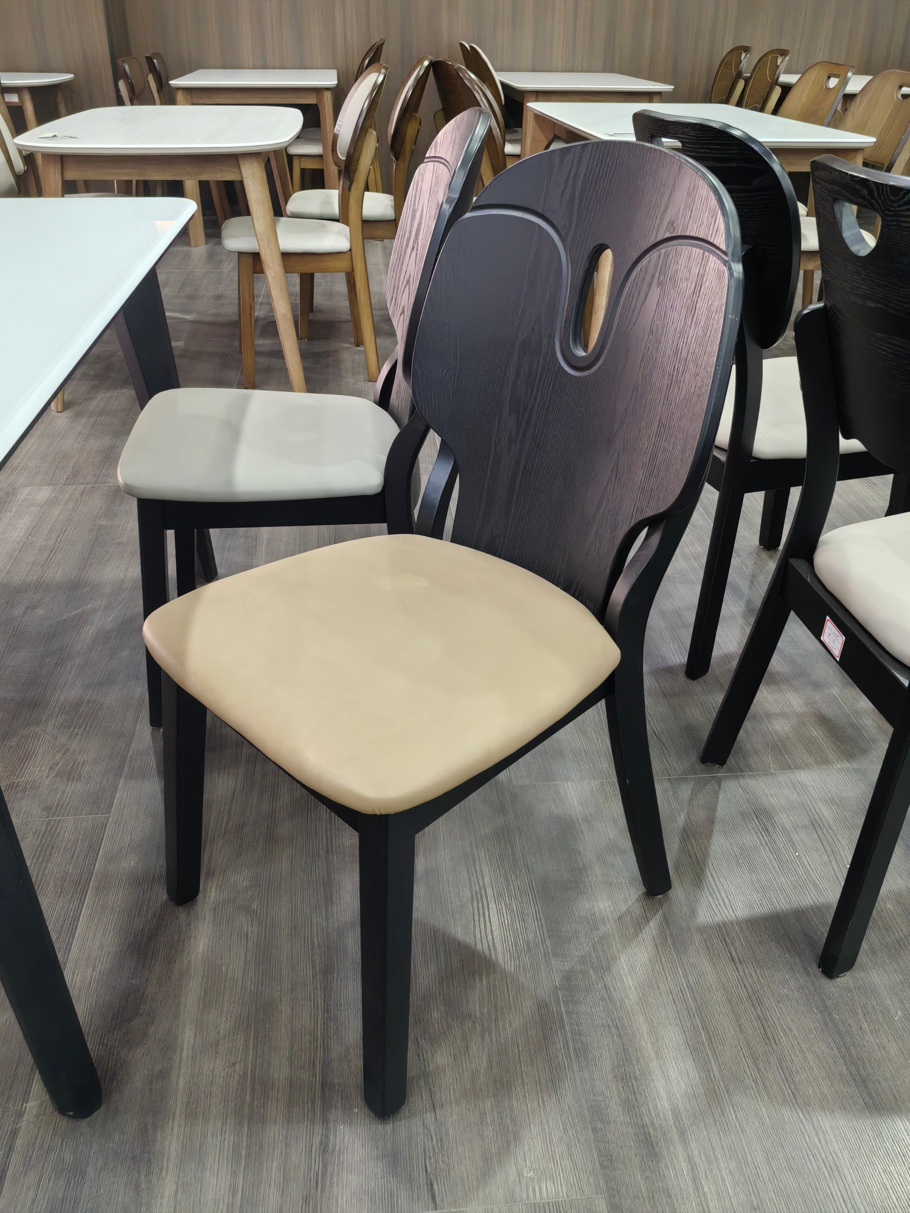 Dining Chair Solid Wood (2 Chairs) LKD026DCYS | LEUKHOME