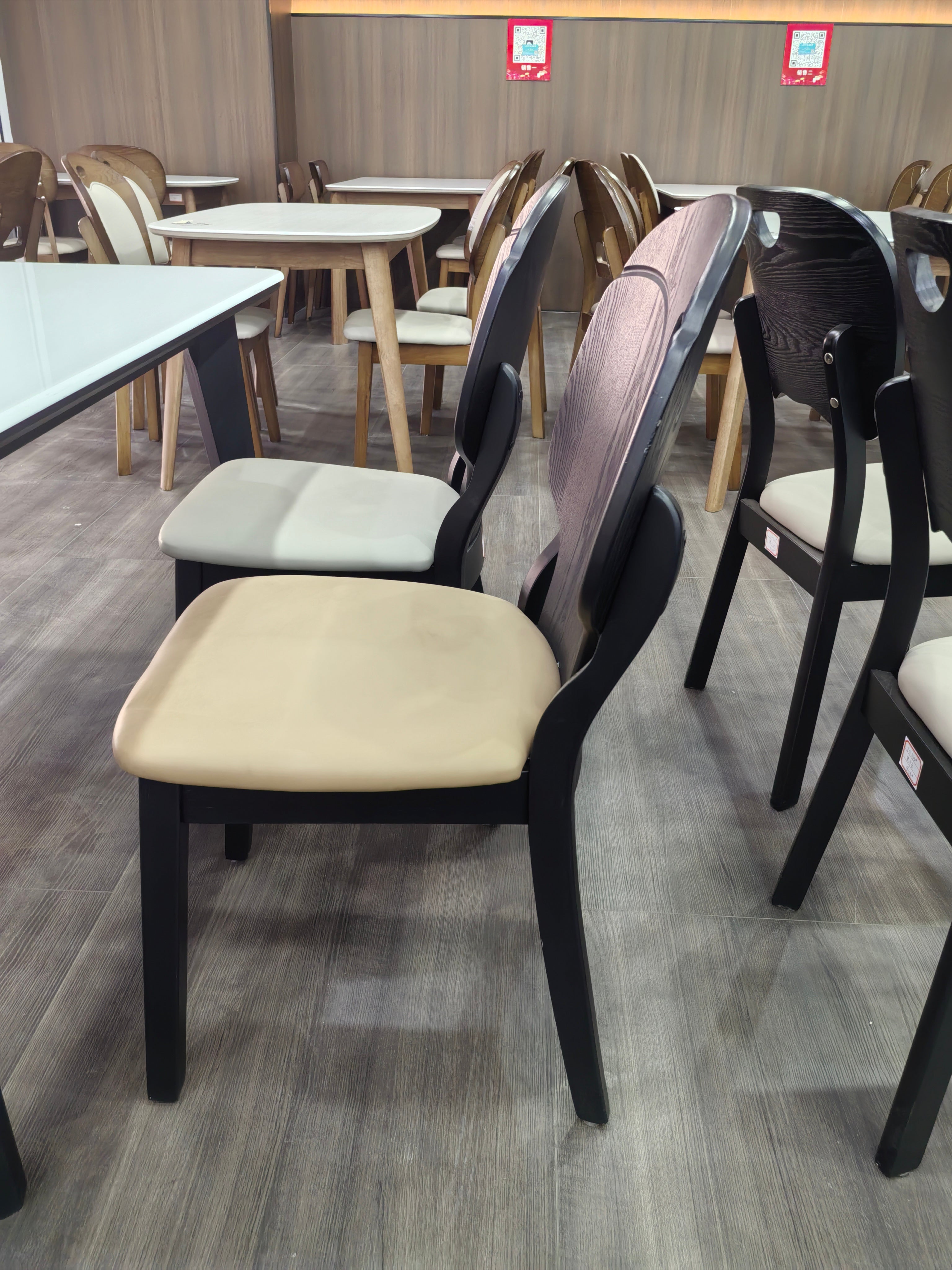 Dining Chair Solid Wood (2 Chairs) LKD026DCYS | LEUKHOME