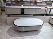 Coffee Table Artificial Stone Baking Paint LKL003CTANJ | LEUKHOME