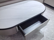 Coffee Table Artificial Stone Baking Paint LKL003CTANJ | LEUKHOME