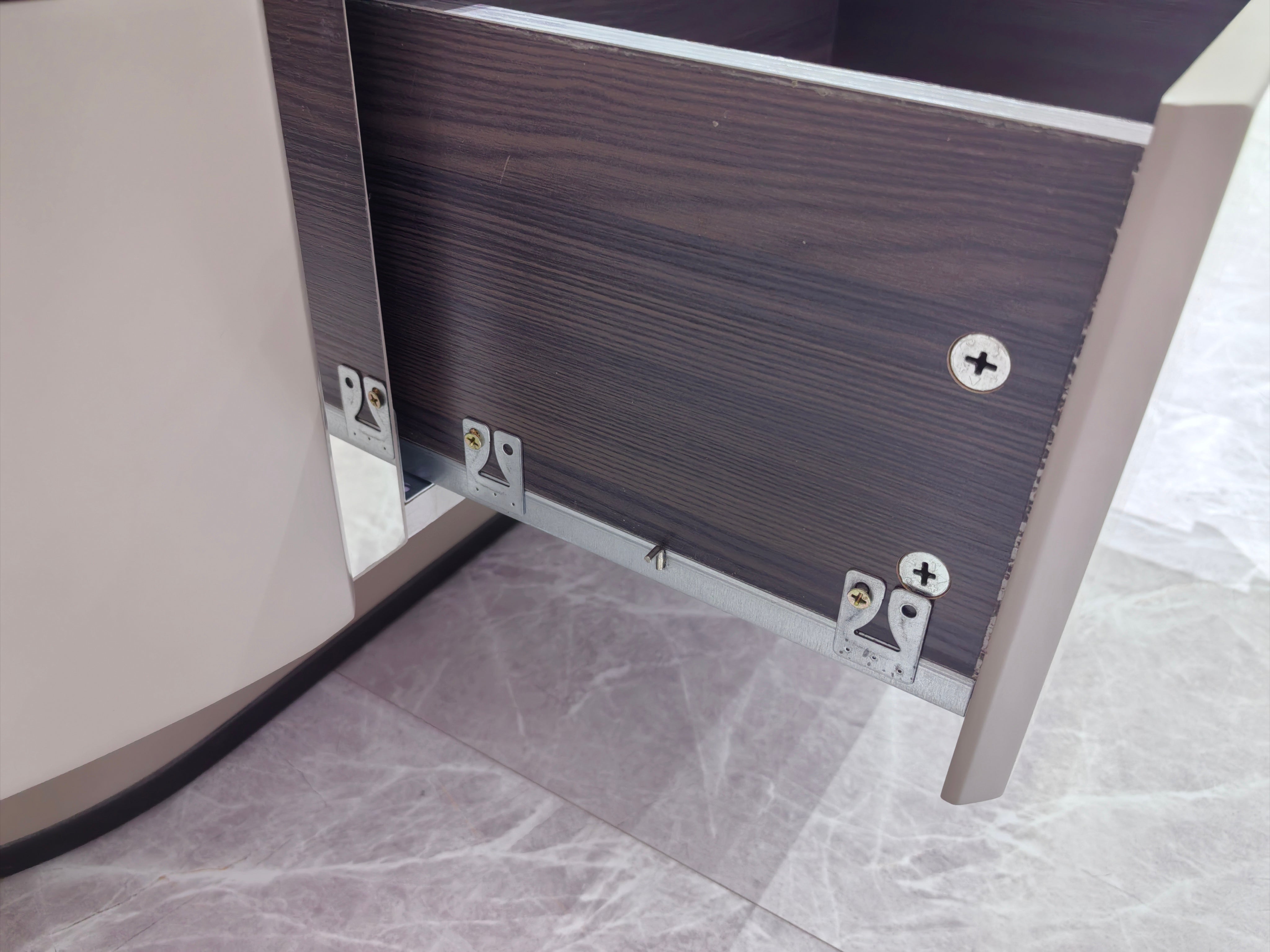 Coffee Table Artificial Stone Baking Paint LKL003CTANJ | LEUKHOME