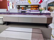 TV Stand Artificial Stone Baking Paint LKL006TSANJ | LEUKHOME