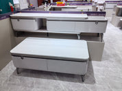 Coffee Table Artificial Stone Baking Paint LKL007CTANJ | LEUKHOME