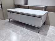 Coffee Table Artificial Stone Baking Paint LKL007CTANJ | LEUKHOME