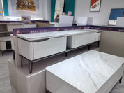 TV Stand Artificial Stone Baking Paint LKL010TSANJ | LEUKHOME